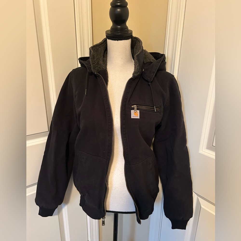 Carhartt Black Hooded Jacket
